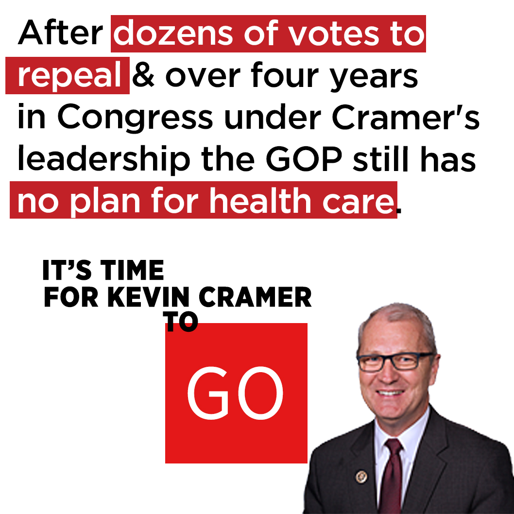 Kevin Cramer is done as a Congressman