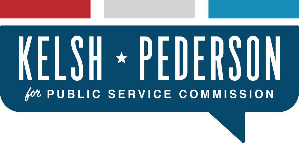 kelshpedersonlogo Kelsh Pederson for Public Service Commission logo.